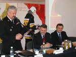 Włodzimierz Wójcik - Wojewoda Świętokrzyski wziął udział w dorocznej naradzie kadry kierowniczej Państwowej Straży Pożarnej oraz Ochotniczych Straży Pożarnych