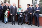 Prezydent RP Andrzej Duda podczas uroczystości upamiętniających tzw. "pogrom kielecki". #16 