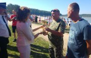 Wojewoda Agata Wojtyszek odwiedziła uczestników XV Otwartych Mistrzostw Województwa Świętokrzyskiego Grup Szybkiego Reagowania na Wodzie. 