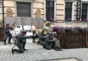 Rekonstrukcja walki w centrum Kielc #5 