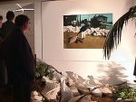 Wojewoda Świętokrzyski wziął udział w wernisażu wystawy "Powódź 2001 - Nadzieja" w Domu Środowisk Twórczych w Kielcach