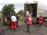 W ramach pomocy humanitarnej dla osób poszkodowanych podczas powodzi, władze zaprzyjaźnionego niemieckiego landu Saksonii przesłały transport darów