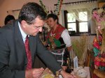 Włodzimierz Wójcik - Wojewoda Świętokrzyski uczestniczył w seminarium "Nasze kulinarne dziedzictwo", które odbyło się Wojewódzkim Ośrodku Doradztwa Rolniczego w Modliszewicach