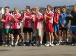 Wojewoda Włodzimierz Wójcik wręczył odznaczenia państwowe dziewięciu osobom podczas Wojewódzkich Igrzysk Sportowo-Rekreacyjnych Zrzeszenia LZS w Łopusznie