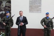 Prezydent RP Andrzej Duda podczas uroczystości upamiętniających tzw. "pogrom kielecki". #1 