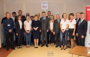 Minister Mariusz Błaszczak i wojewoda Agata Wojtyszek w Centrum Powiadamiania Ratunkowego w Kielcach. #1 