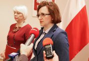 Konferencja prasowa wojewody. 