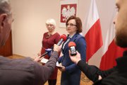 Konferencja prasowa wojewody. 