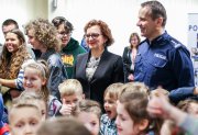 „Służąc niesiemy bezpieczeństwo” (fot. dzięki uprzejmości Zespołu Prasowego KWP w Kielcach). 