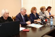 Konferencja prasowa wojewody. 