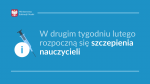 Ruszają szczepienia dla nauczycieli