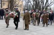  1.03.2021. Kielce - obchody Narodowego Dnia Pamięci Żołnierzy Wyklętych.