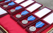  4.03.2021: Kielce - wręczenie Medali Stulecia Odzyskanej Niepodległości.