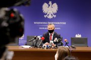  16.03.2021. Konferencja prasowa wojewody.