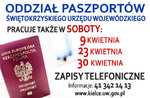 Paszporty także w soboty