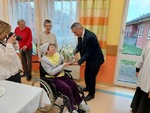 Spotkanie świąteczne z podopiecznymi Domu Pomocy Społecznej