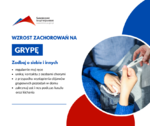 Wzrost liczby zachorowań na grypę