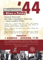 Rocznica wybuchu Powstania Warszawskiego